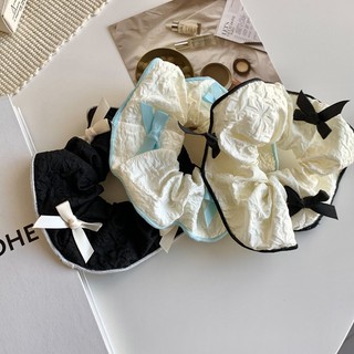 MEOWU Cột tóc Scrunchies Bông Hoa Nơ Phong Cách Hàn Quốc Giành Cho Nữ