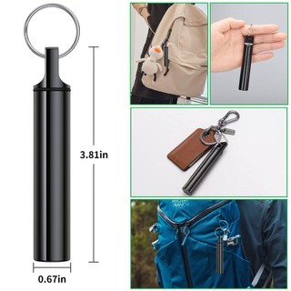 [Vận chuyển nhanh] Hộp đựng tăm CORESSPACE 3 chiếc, Hộp đựng tăm nhôm 0,64 Ounce, Nhà hàng phân phối tăm 3,8 X 0,67 inch