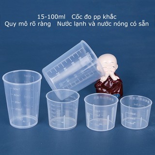 Cốc đong nhựa 30ml, 50ml, 100ml SUNNY DAY