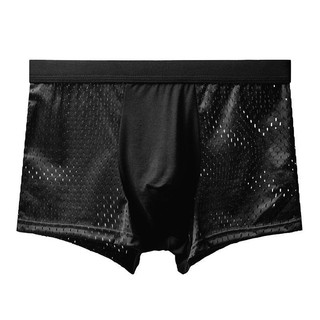 Quần lót boxer DICHUANGZHE lưng vừa phối lưới thoáng khí nhanh khô thời trang mùa hè cho nam