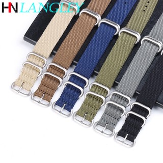 Dây Đeo Đồng Hồ Bằng Nylon Cotton Mềm Chất Lượng Cao 20mm 22mm