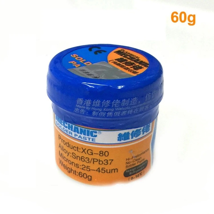 THIẾC BỘT MECHANIC SOLDER PASTE XG80 HỘP 60G Shopee Việt Nam