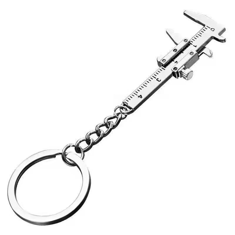 Thước Cặp Mini 0-40mm Bằng Hợp Kim Kẽm Có Móc Khóa Tiện Dụng