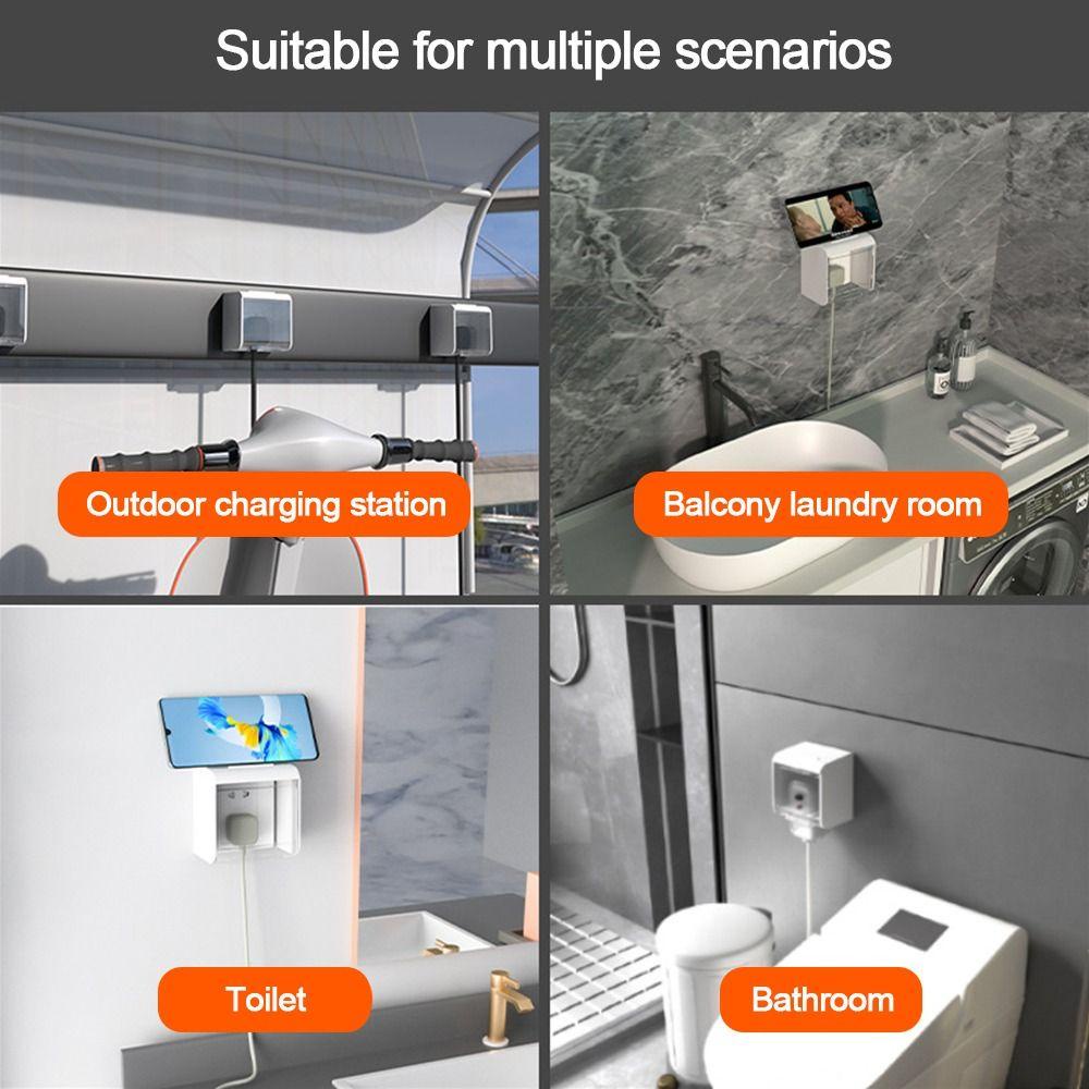 Wanyedi Switch Vỏ bảo vệ Tường chống mưa Hộp 86 loại phích cắm điện Vỏ chống mưa