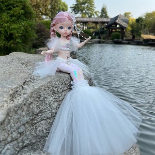 Búp Bê Nàng Tiên Cá Ariel Trang Trí Tiệc Cưới