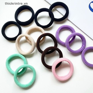 Hộp 20 Dây Buộc Tóc Màu Trơn Co Giãn Tốt