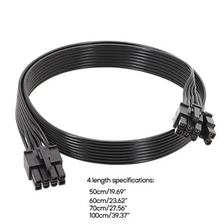 Dây Cáp Nguồn 8-Pin Sang 8-Pin 6 + 2 GPU Dài 50 60 70 100cm Tiện Dụng