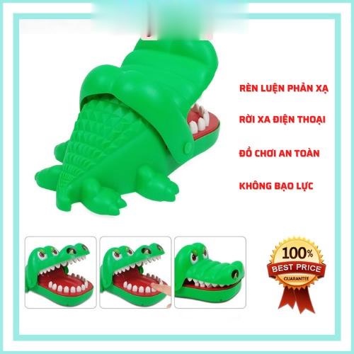 Đồ chơi cá sấu cắn tay loại to cho bé, trò chơi khám răng cá sấu vui nhộn cho bé yêu