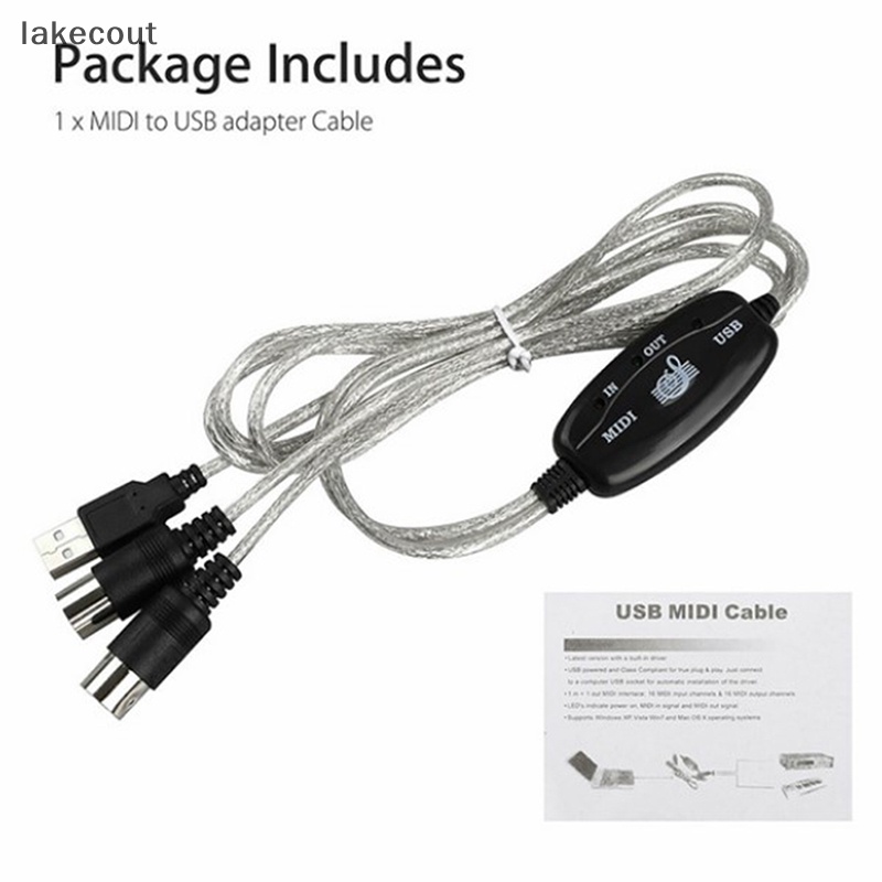 Cáp Chuyển Đổi MIDI Sang USB Cho Máy Tính