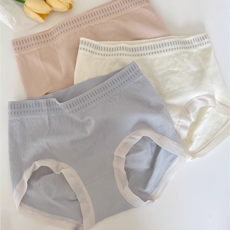 Quần Lót Cotton Không Đường May Kháng Khuẩn Thoải Mái Gợi Cảm Cho Nữ