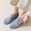 ITRUMPET 2 đôi Tất lụa băng, Tất lưới vô hình mắt cá chân cắt thấp, Tất nam Cotton thoáng khí chống trượt thoải mái