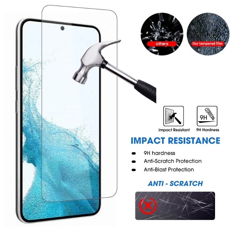 Kính cường lực bảo vệ toàn màn hình cho Samsung ss Galaxy S25 Edge S24 S23 S22 S21 S20 FE Plus Pro Note 20 S23+ S22+ S21+ 4G 5G 2025