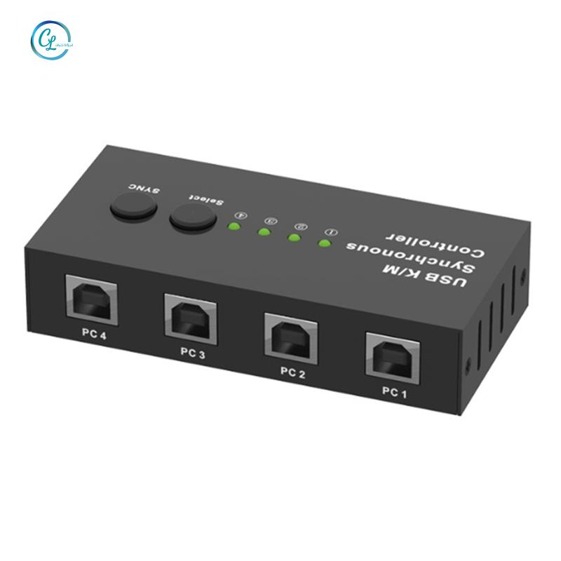 1 Bộ Điều Khiển Đồng Bộ USB K / M KVM Chia Sẻ Chuột Và Bàn Phím ...