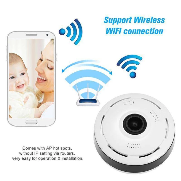 Wi-Fi Security Camera V380 – 1080P – 2