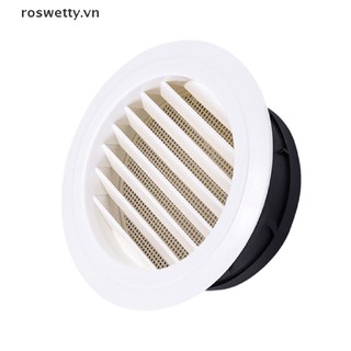 Roswetty Khung Lưới Nhựa Tròn Gắn Lỗ Thông Gió Bên Ngoài Tường Thoát Khí Xe Hơi Ducg vn