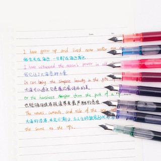DE Dung Tích Lớn Bút Máy Viết F Đầu Bút Máy Thực Hành Bút Thư Pháp