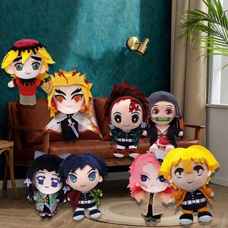 Búp Bê Nhồi Bông Hình Nhân Vật Kimetsu No Yaiba Kamado Tanjirou Tomioka Giyuu Agatsuma Zenitsu Douma Sabito 20cm