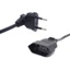 BORAGETE Đến Nữ 0./ 0.6m / 1.8m / 2Prong Bend Angled Cord Europea Ổ cắm điện