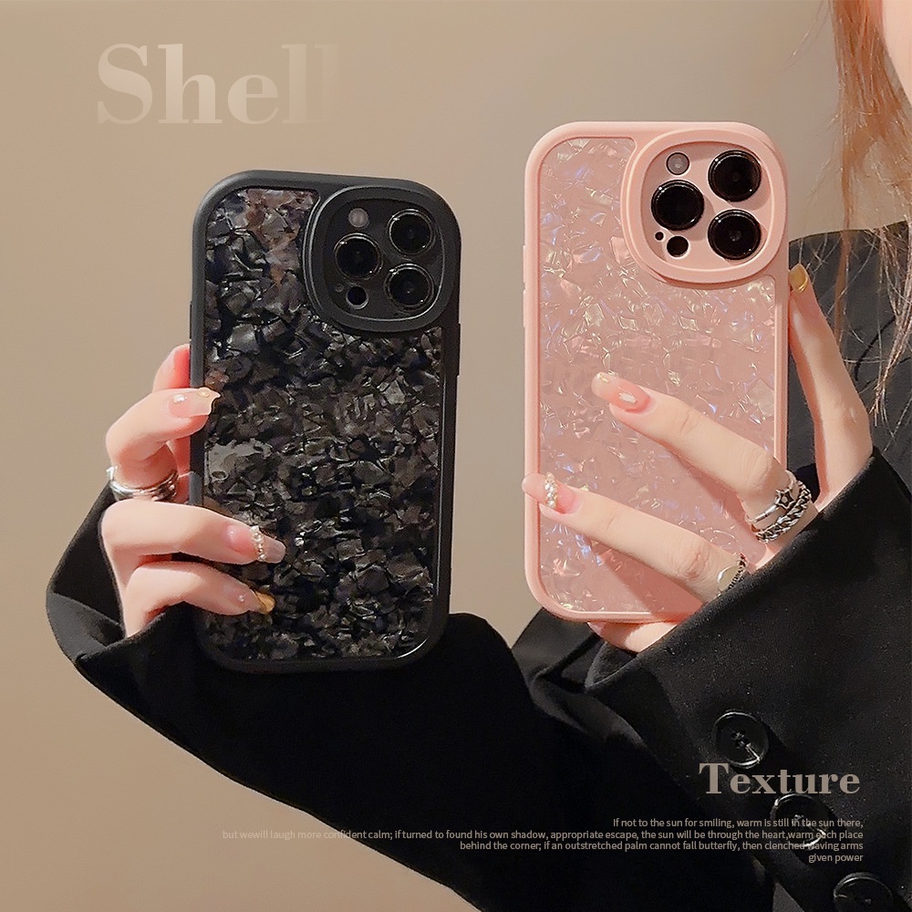 Seashell Họa Tiết Màu Trơn Thiết Kế Cơ Bản Ống Kính Máy Ảnh Bảo Vệ Vỏ ...