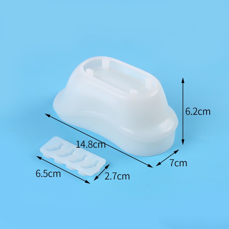 Khuôn Silicone Làm Xà Phòng / Hộp Đựng Xà Phòng Hình Bồn Tắm