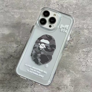 BAPE Ốp ĐiệN ThoạI ChốNg SốC Cho iphone 14 11 13 12 X XS Pro Max xr Mini xr Samsung Galaxy S23 S22 ultra plus