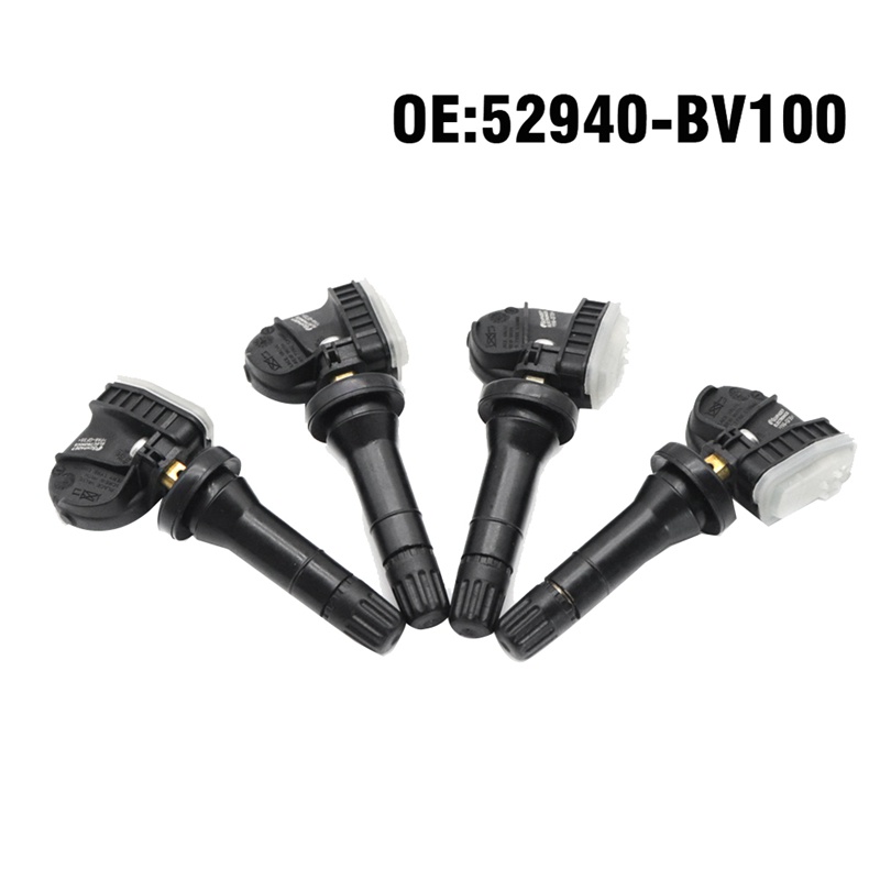 Bộ 4 Cảm Biến Áp Suất Lốp Xe 433MHz TPMS 52940-BV100 Cho Hyundai Creta H1 Van H100 Iload Staria Tucson Kia EV6 Sonet