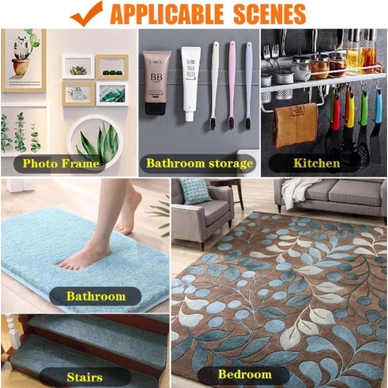 Cuộn Băng Keo Hai Mặt Nano 1M / 2M / 5M Chịu Nhiệt Chống Thấm Nước Dùng Trang Trí Nhà Tắm