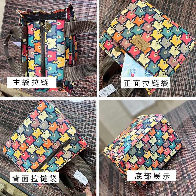 Túi bento Bento công suất lớn, túi đựng cơm cách nhiệt chống thấm nước cho trẻ em