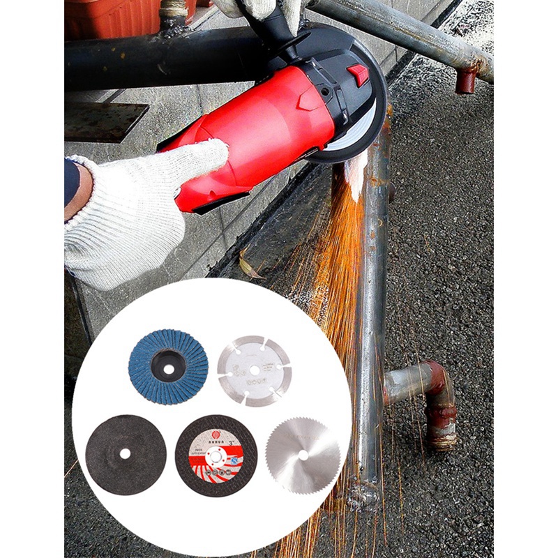 5 Đĩa cắt 75mm cho máy mài góc lỗ khoan 10mm Dụng cụ phay
