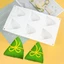 Cc Khuôn nướng bánh chống dính 6 ngăn DIY Lễ hội truyền thống Khuôn Zongzi