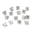 COCODECOVED 20 chiếc Kẹp buộc bảng điều khiển, Bảng điều khiển hình chữ U bằng thép Mn Kẹp giữ kim loại, Khóa kẹp cố định Dây buộc Orginazer ô tô Bảng điều khiển trung tâm trang trí