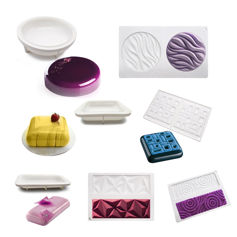 Khuôn Silicone Làm Bánh Mousse Kiểu Pháp Tiện Dụng