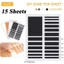 TOPTOOLCX 15 tờ Bộ điều chỉnh kích thước vòng, Bộ giảm kích thước vòng silicon vô hình, Độ dày 0,7mm 9 kích cỡ Tấm giảm tốc chiều rộng 3-10mm Nhẫn rời Trang sức