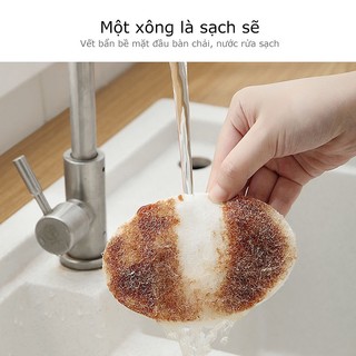 Bàn chải lau chùi vệ sinh đầu mút xốp tay cầm dài dành cho nhà bếp phòng tắm SUNNY DAY