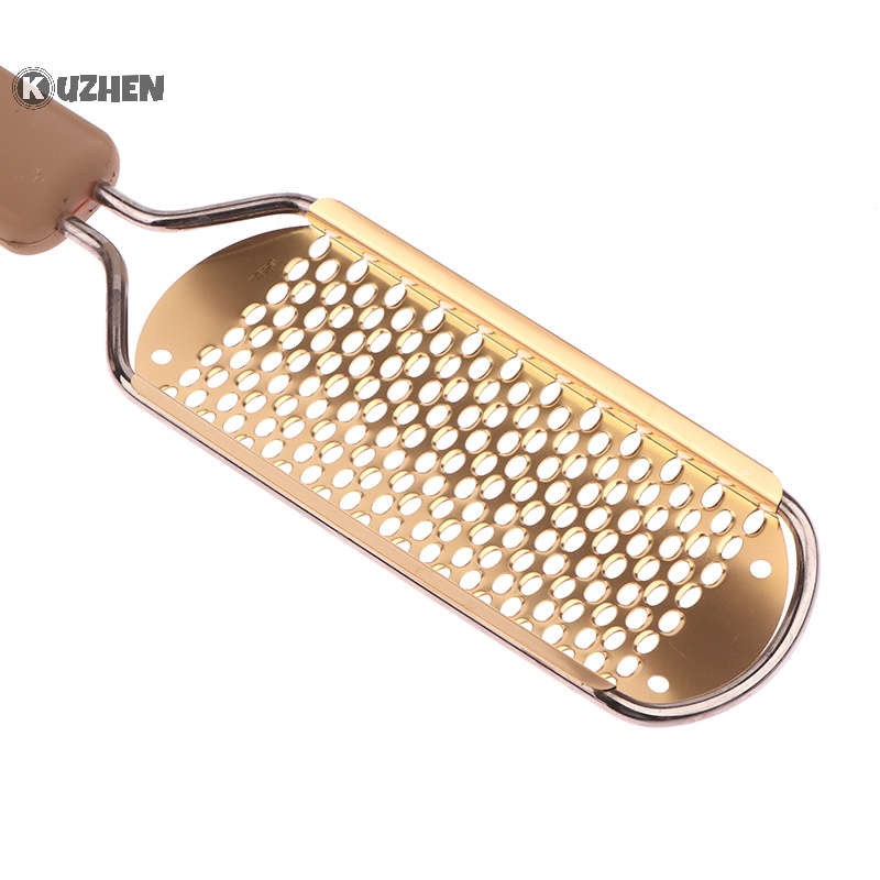Kuzhen dụng cụ tẩy da chết, loại bỏ vết chai chân 304 không gỉ, máy cạo vôi móng chân mềm mịn cho bàn chân tại nhà
