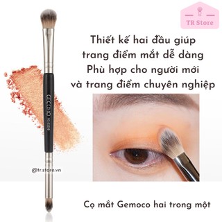 Cọ Gecomo cao cấp trang điểm mắt chuyên nghiệp tán phấn mắt hai trong một G1038