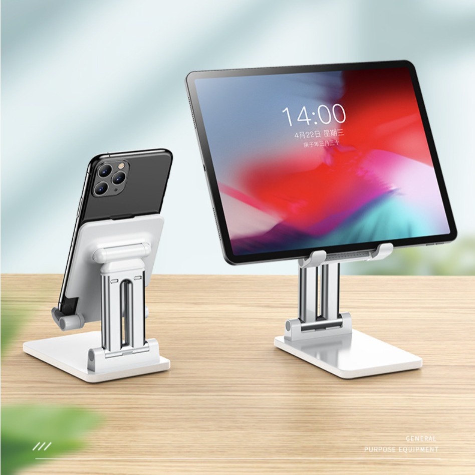 Giá Đỡ Điện Thoại, iPad Để Bàn, có Thiết Kế thân kép Chắc Chắn, có thể gập Lại và mang đi rất tiện lợi