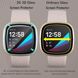 Phim Dán Bảo Vệ Toàn Màn Hình Viền Cong Chuyên Dụng Cho Fitbit Versa 2 3 4 4 Sense 2