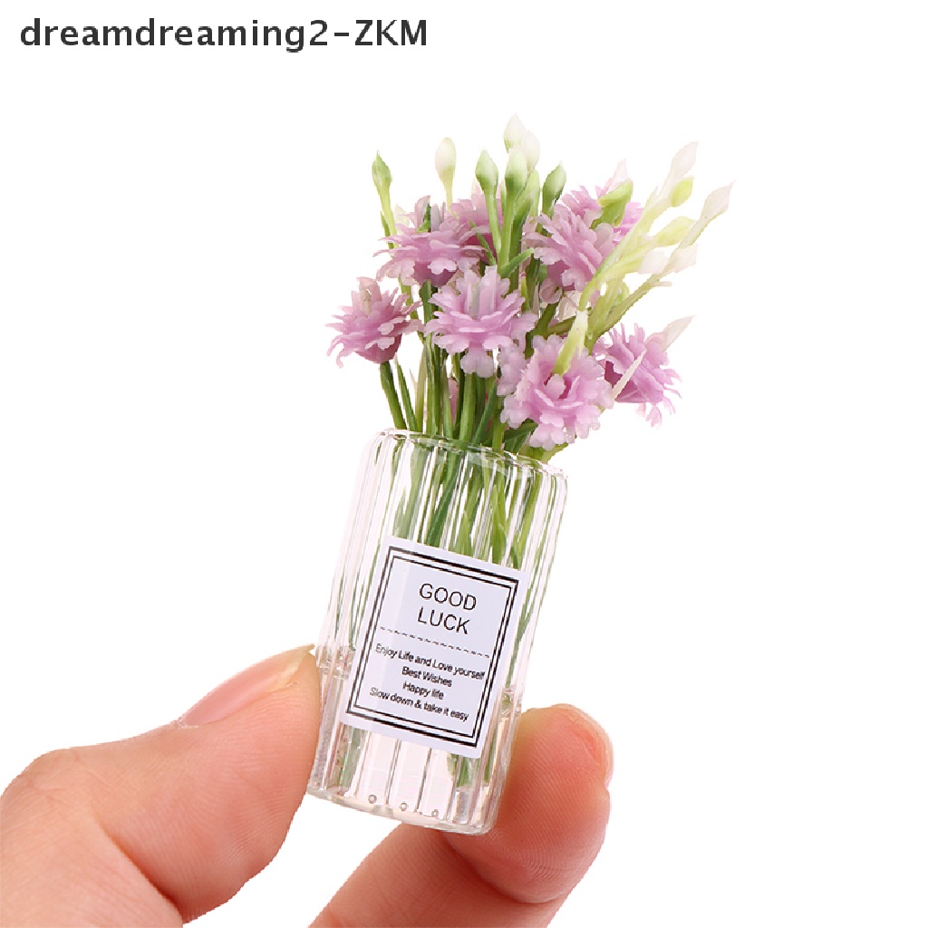 [dreamdreaming] Nhà búp bê Thu nhỏ Bình thủy tinh Mô hình Nhà búp bê Phụ kiện Trang trí Đồ trang trí [zkm]