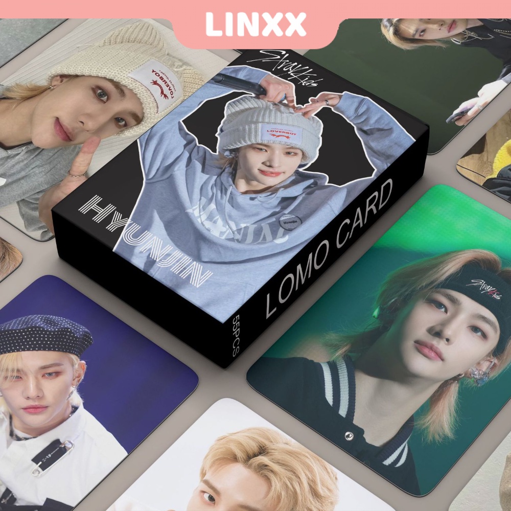 Hộp 55 Ảnh Lomo Card Nhóm Nhạc Straykids Hyunjin