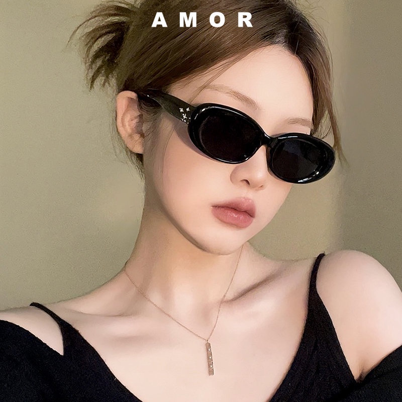 Kính râm nữ Retro Y2K Chụp ảnh đường phố chống tia cực tím | Shopee ...