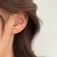Khuyên Tai Hình Trái Tim Vàng Nhỏ Xinh Mẫu Mới 2023