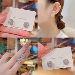 Bông Tai Bạc 925 Hình Đức Mẹ Turbus Thời Trang 2023 Mới
