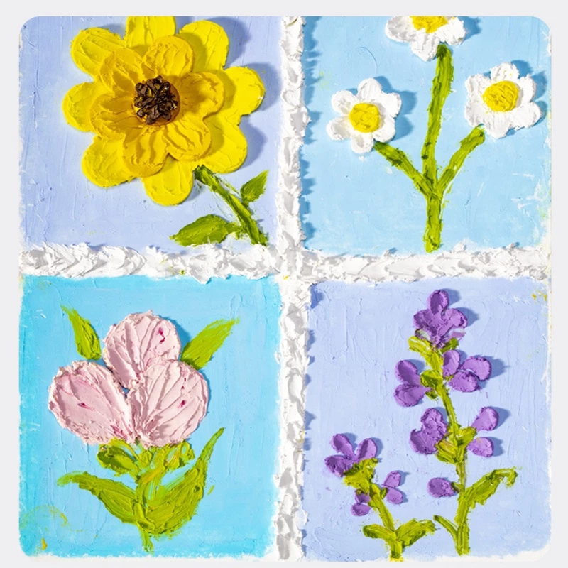 Kuelox Dầu Mềm Pastel Tranh Crayon Graffiti Vẽ Phấn Dính Bộ Đồ Dùng Nghệ Thuật