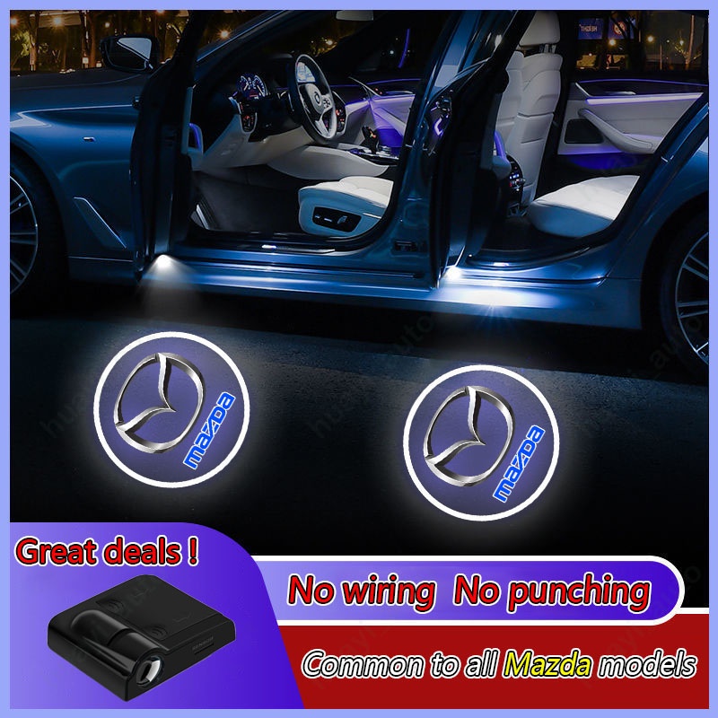 Đèn LED Chiếu Laser Chào Mừng Gắn Cửa Xe Hơi Mazda Cx-5 3 2 Cx-8 Cx-3 Cx-30 6 Bt-50 Mx-5 5 Rx8