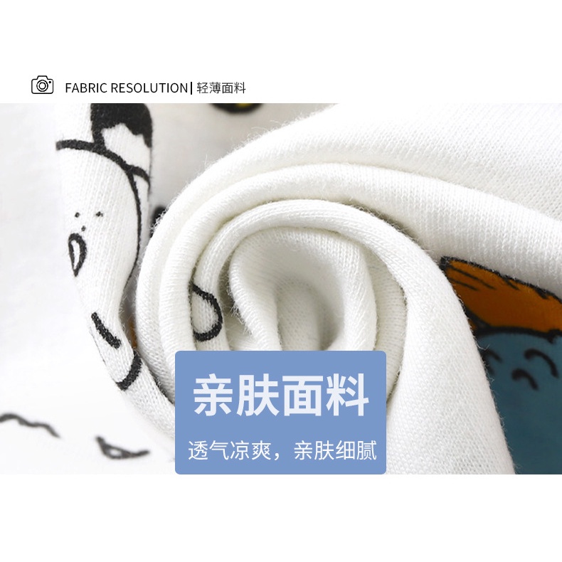 Trẻ Em Tay Ngắn Phù Hợp Với Mùa Hè Phong Cách Mới Bé Trai Cotton Nguyên Chất Quần Short Bé Gái Hàn Quốc Quần Áo Trẻ Em NVY5