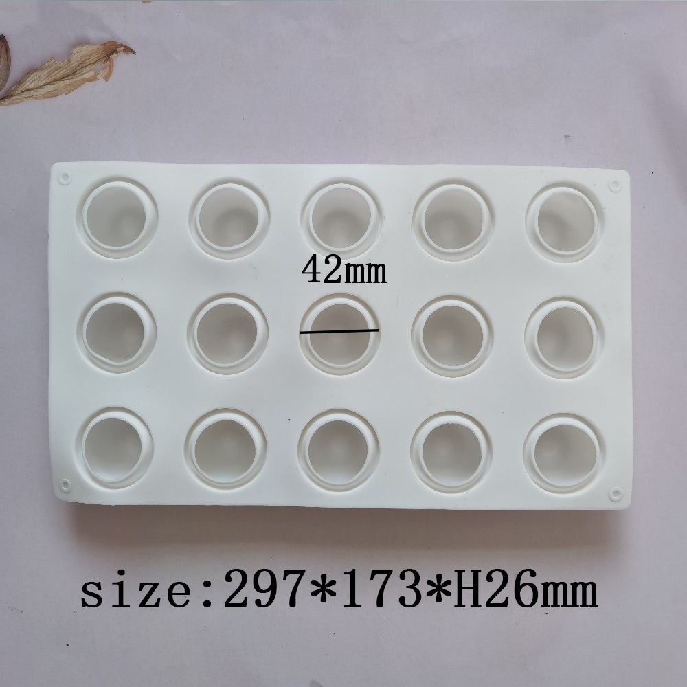 Khuôn silicone 15 Ngăn Làm Bánh Hình Quả Táo