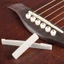 Chốt Ngựa Đàn Guitar Acoustic Màu Ngà