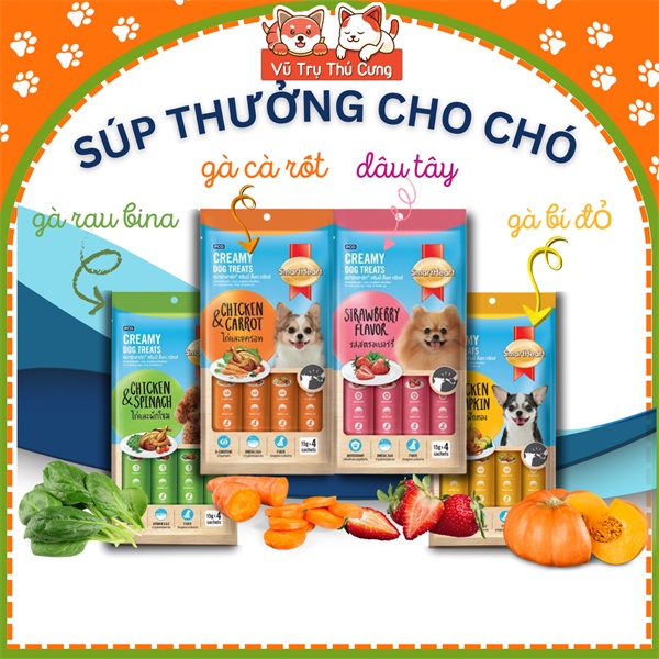 Súp thưởng cho Chó SmartHeart Creamy Thái Lan