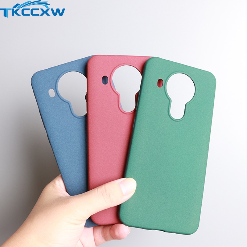 Ốp Điện Thoại Silicon Mềm Nhám Chống Dấu Vân Tay Cho Nokia 5.4 3.4 8.3 8.1 5.3 2.3 7.2 6.2